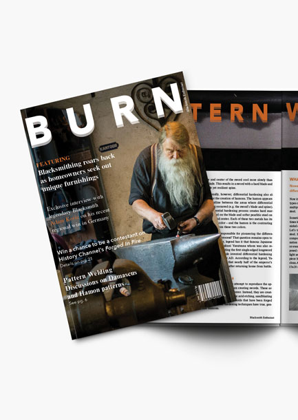 Burn Magazine cover page